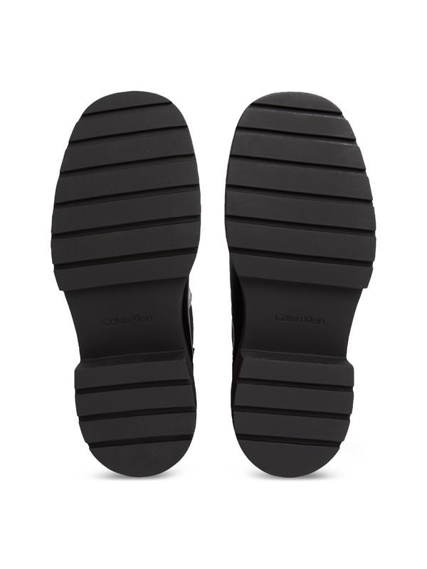 Leather Combat  Chelsea Boots 4 Image