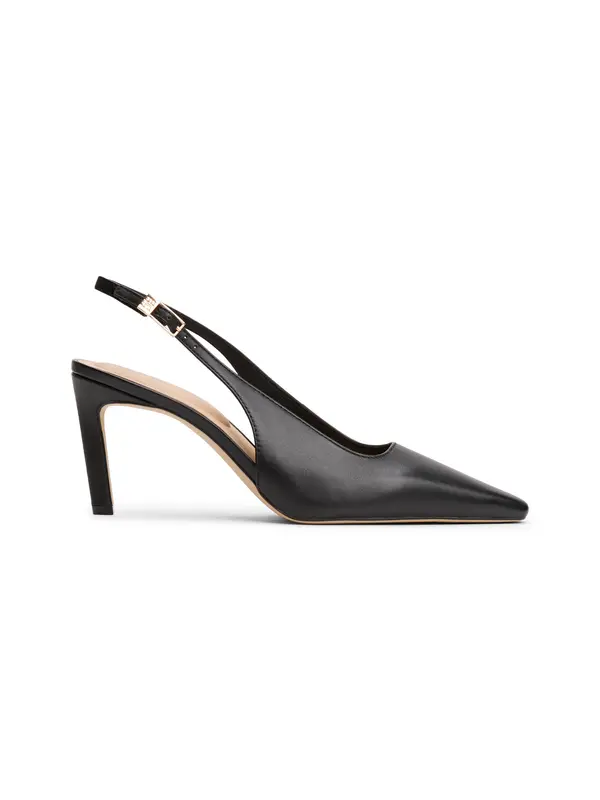 Square Leather Slingback 1 Image