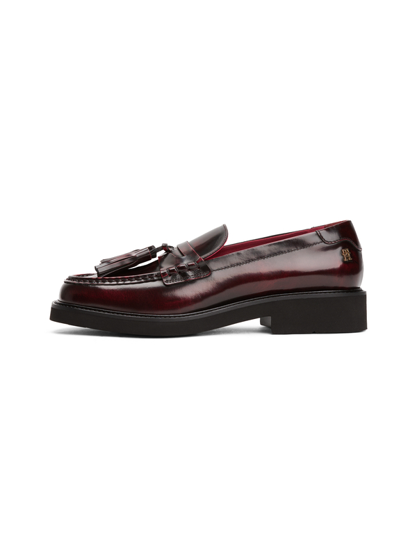 Tailored Lightweight Leather Tassel Loafers 3 Image
