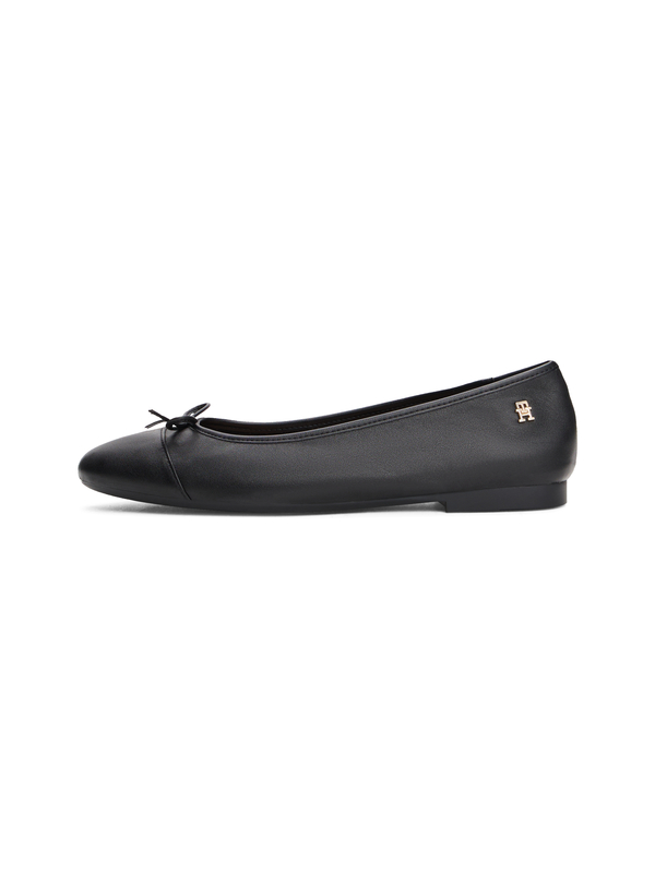 Classic Leather Toe Cap Ballerinas 3 Image