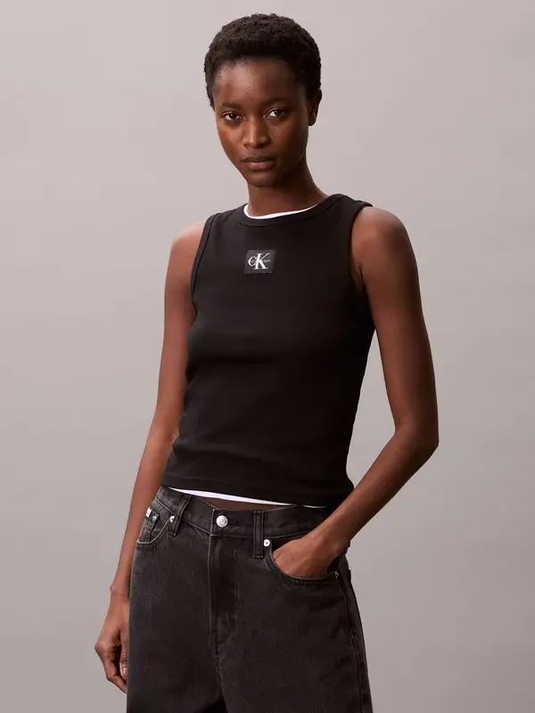 Stretch Cotton Tank 4 Image