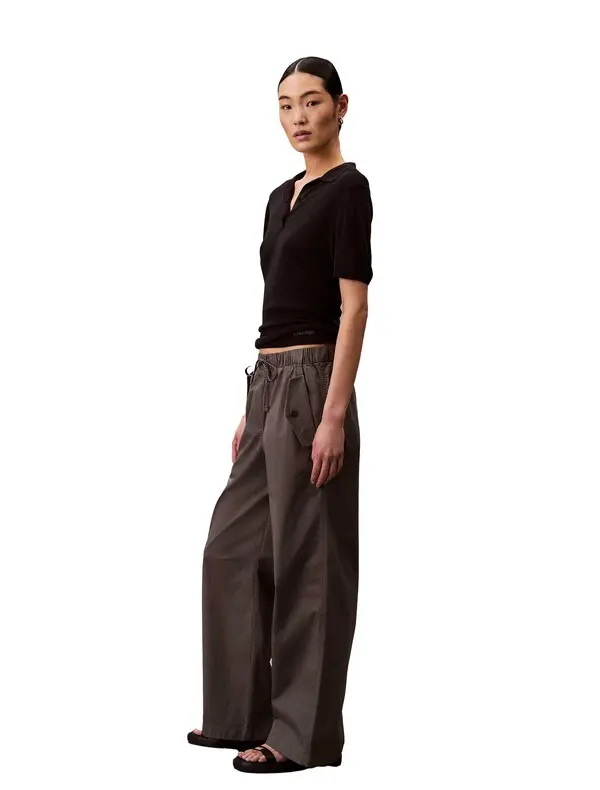 Stretch Cotton Cargo Trousers 2 Image