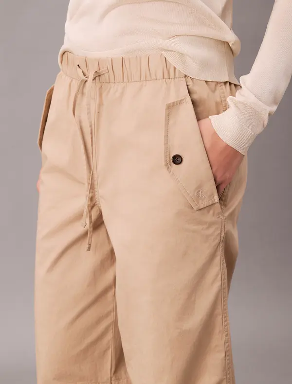 Stretch Cotton Cargo Trousers 2 Image