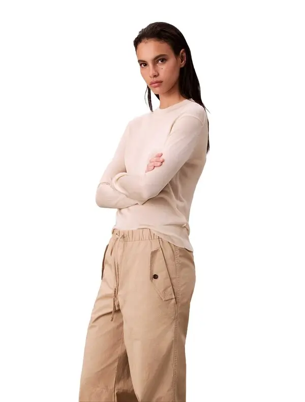 Stretch Cotton Cargo Trousers 3 Image