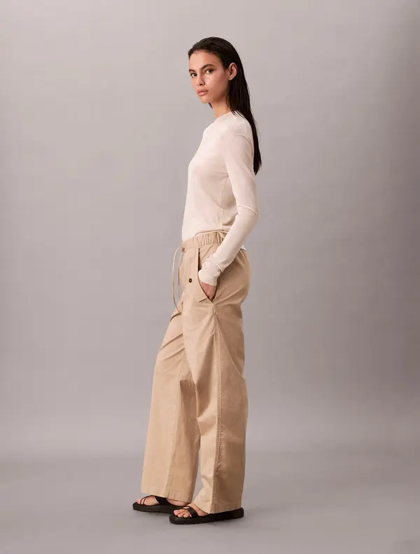 Stretch Cotton Cargo Trousers 4 Image