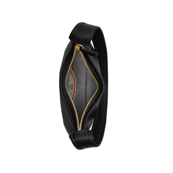 Cure zip leather shoulder bag 4 Image