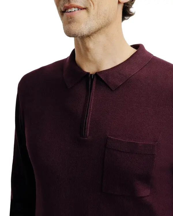 Zipped Polo-neck Sweater 1 Image