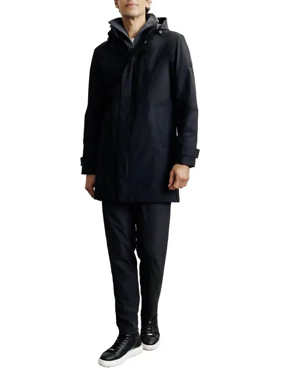 Lightweight parka with Removable hood 1 Image