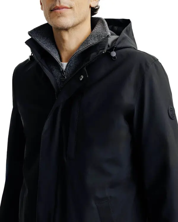 Lightweight parka with Removable hood 2 Image