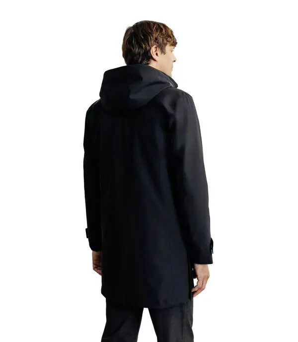 Lightweight parka with Removable hood 3 Image