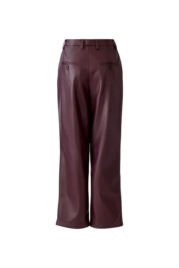 Relaxed Fit Pleated Pants  1 Image
