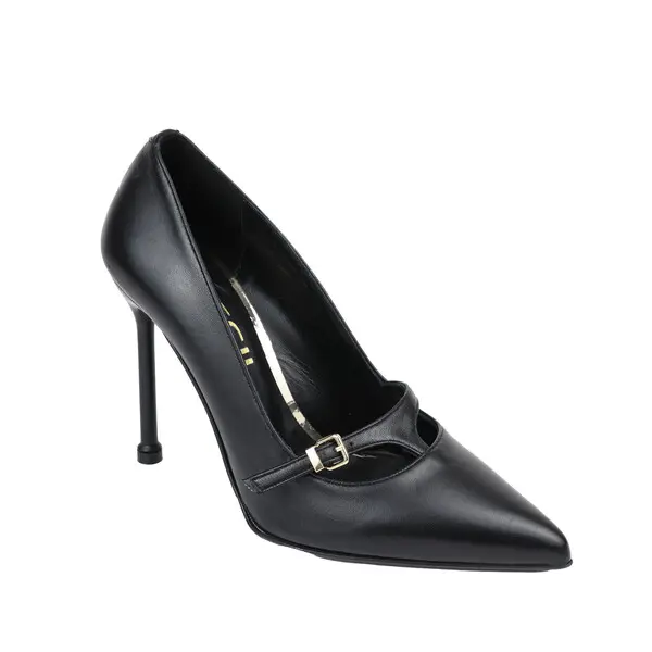 Pointed-Toe Pumps With Buckle Strap 1 Image