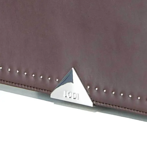 Studded Leather Clutch Bag 1 Image