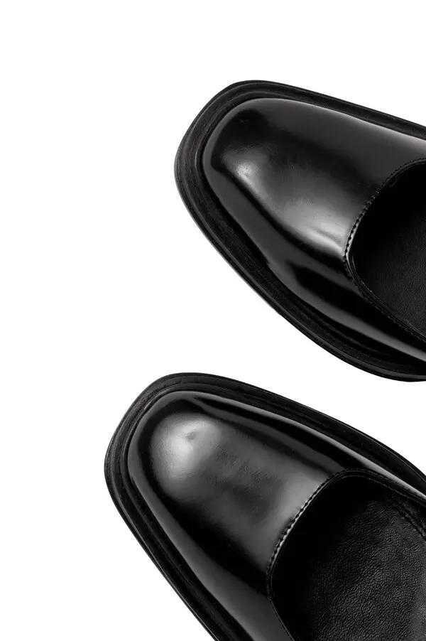 Polished Leather Mary Jane Pump 1 Image