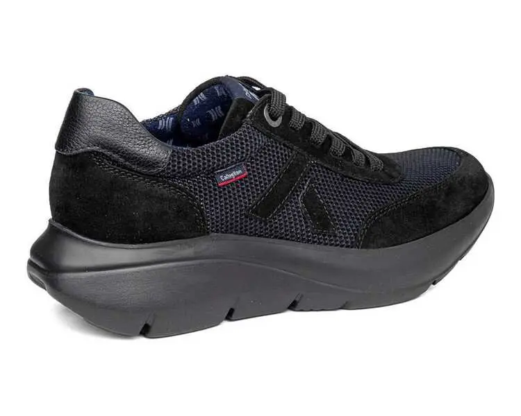 Suede And Mesh Platform Sneaker 2 Image