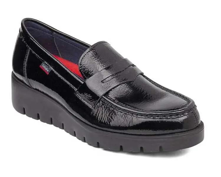 Patent Leather Platform Penny Loafer 3 Image