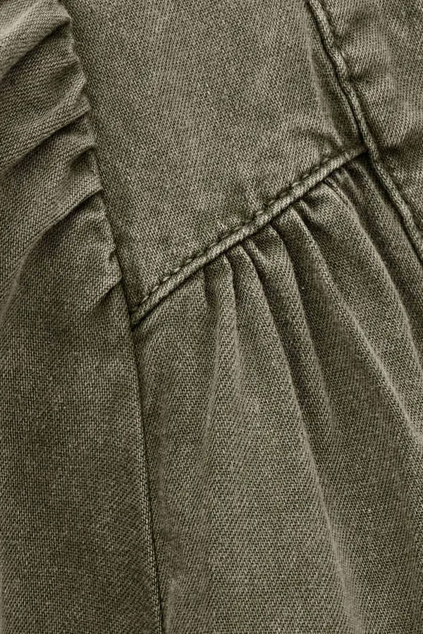 Three-quarter sleeves Wrap Style Top 1 Image