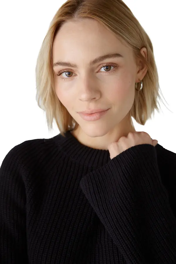 Ribbed knit Long Sleeves Pullover 5 Image