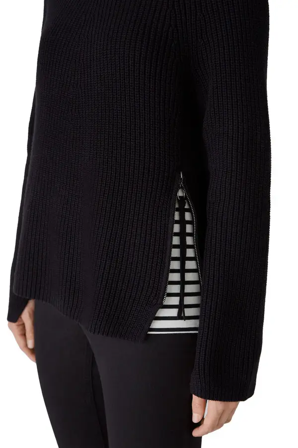 Ribbed knit Long Sleeves Pullover 6 Image