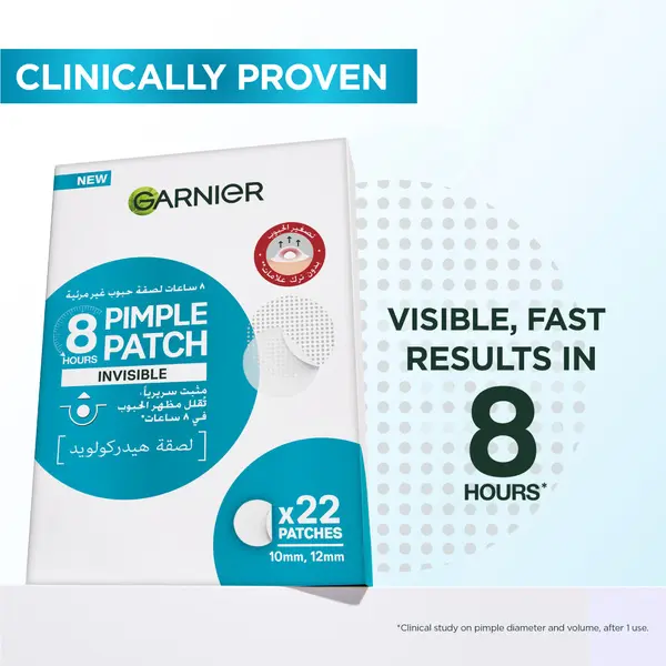 Skin Active Fast Clear Invisible Pimple Patch 8 Hours Hydrocolloid  2 Image