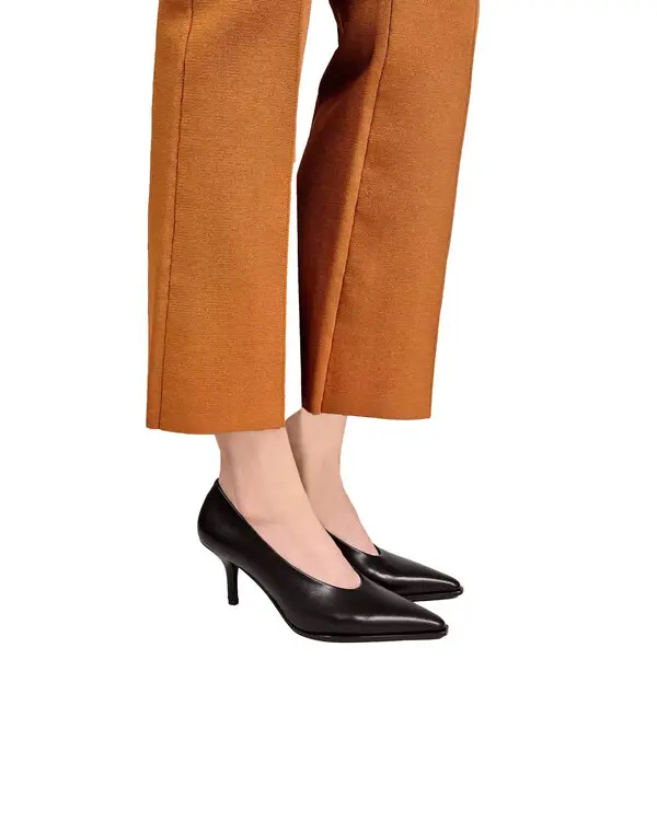 Leather Pointed Pump 3 Image