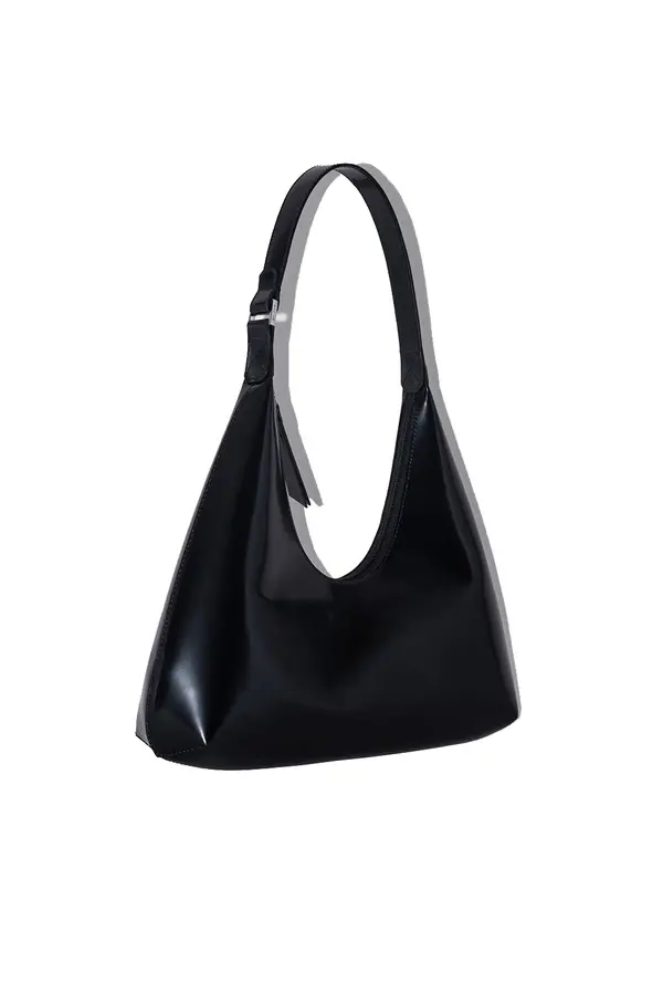 Tear-Drop Shaped Shoulder Hobo Bag 1 Image