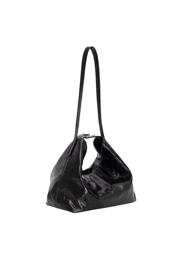 Creased Calf Leather Hobo Bag 1 Image