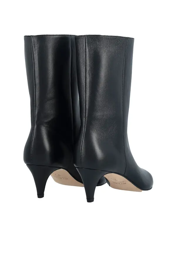 Kitten Heel Pointed-toe Mid Length Boots 2 Image