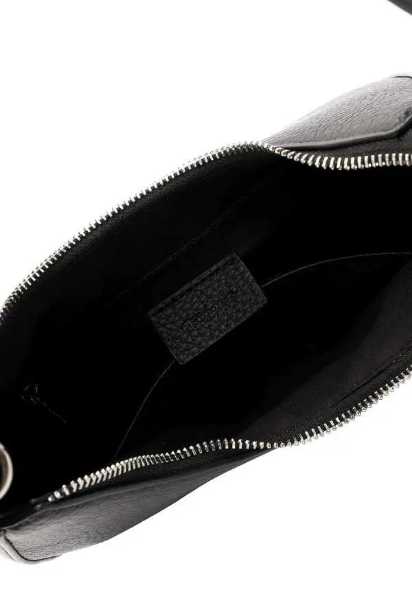 Leather Curved Shoulder Bag 2 Image