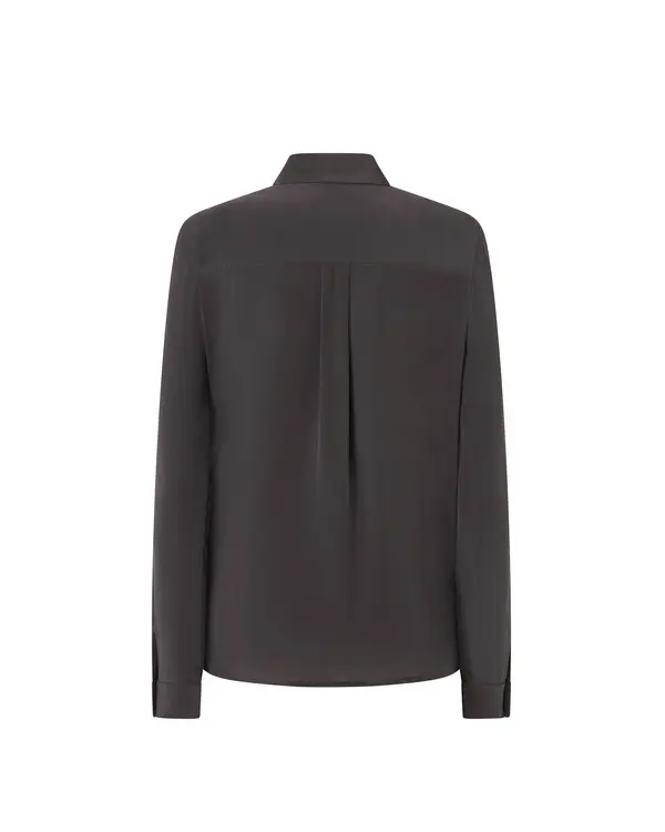 Sand-wash Silk Long Sleeves Shirt 1 Image