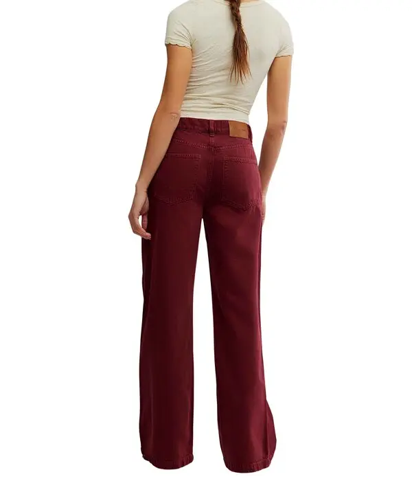 Straight Wide Leg Jeans 1 Image