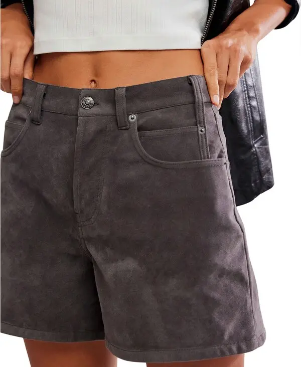 Tippi Vegan Suede Corduroy Shorts 1 Image