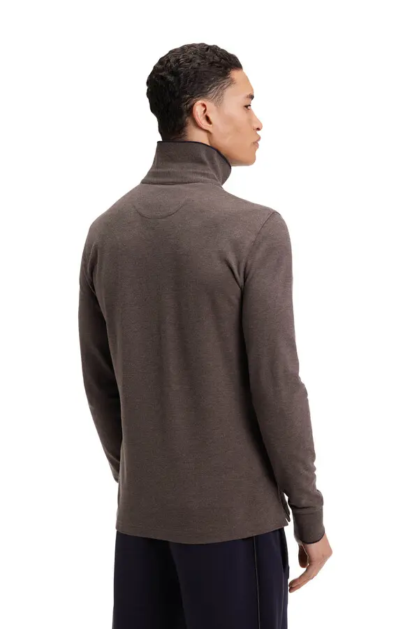 Long-sleeved Slim Fit Polo 2 Image