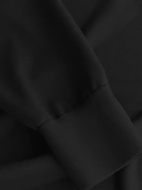 Round neck Sweatshirt with Logo Patch 3 Image