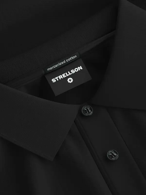 Knit Long-Sleeve Button Polo 3 Image