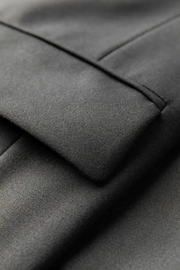 Single-Breasted Notch Lapel Jacket 2 Image