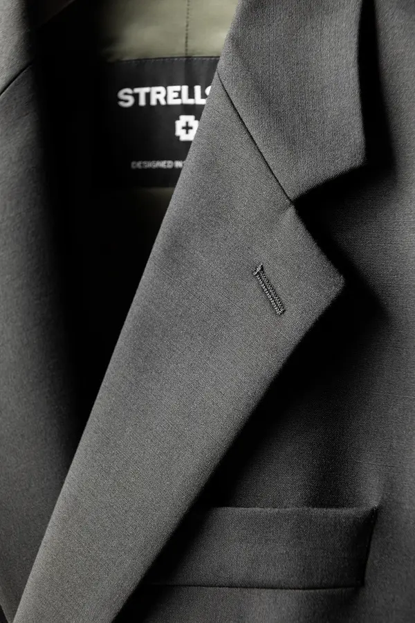 Single-Breasted Notch Lapel Jacket 3 Image