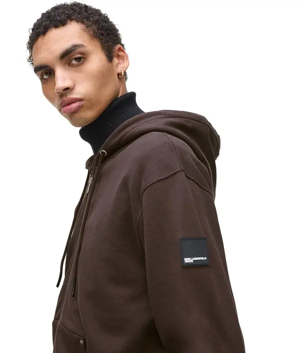 Zip-up hoodie With Kangaroo pockets 3 Image