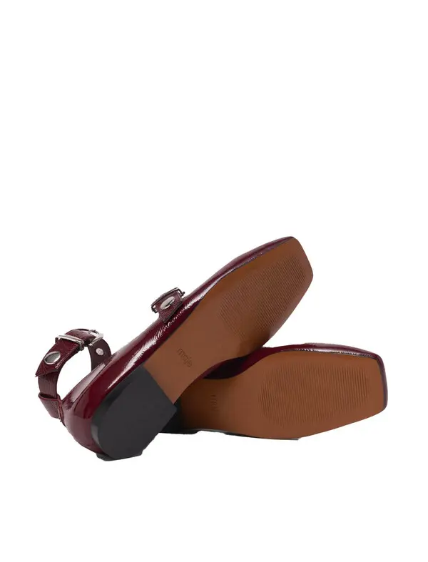 Studded Leather Mary Jane Ballerinas 1 Image