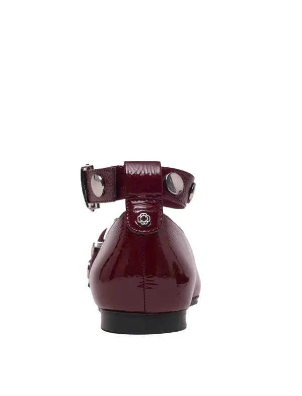 Studded Leather Mary Jane Ballerinas 2 Image