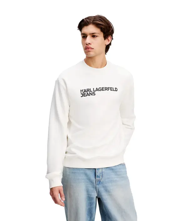 Logo Sweatshirt with Sleeve Cuffs 1 Image