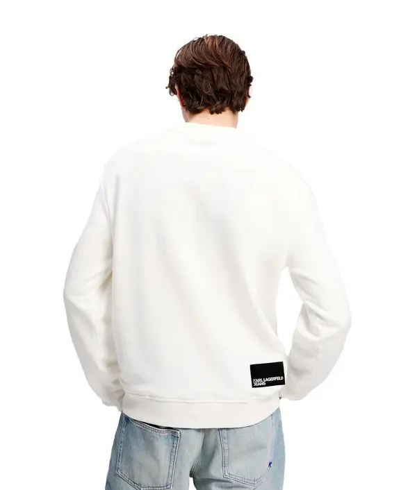 Logo Sweatshirt with Sleeve Cuffs 2 Image