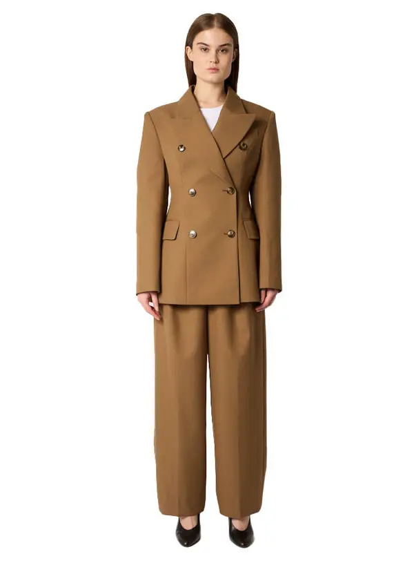 Suit Trousers with Buckle Belt 4 Image