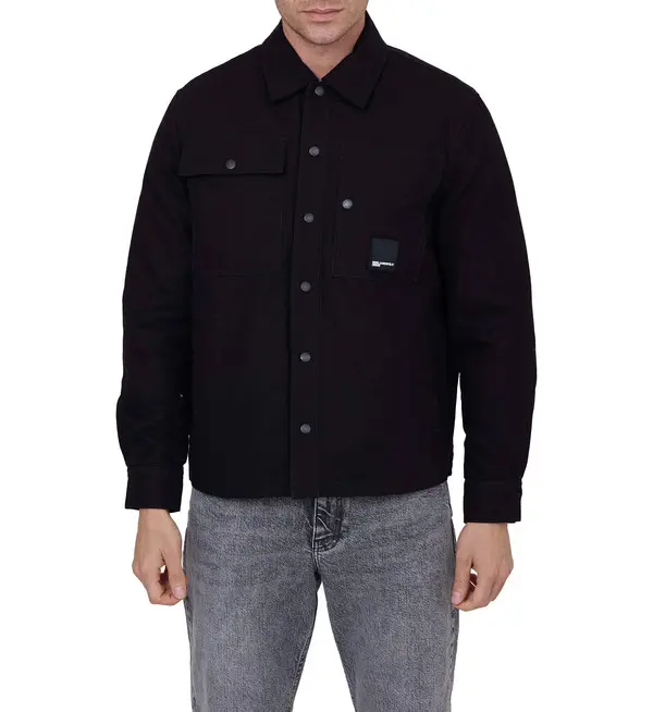 Long Sleeves Shirt  with Logo Patch 1 Image