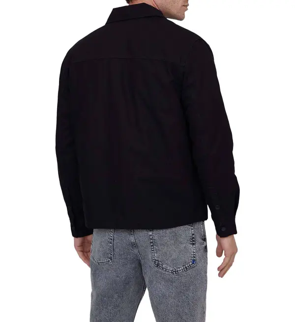 Long Sleeves Shirt  with Logo Patch 3 Image