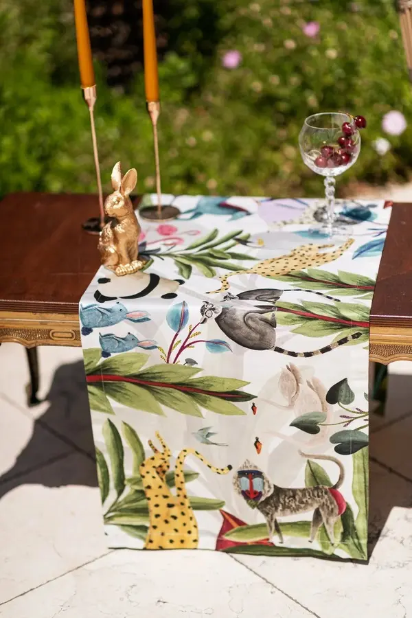 Satin Table Runner - 50X150 CM  1 Image