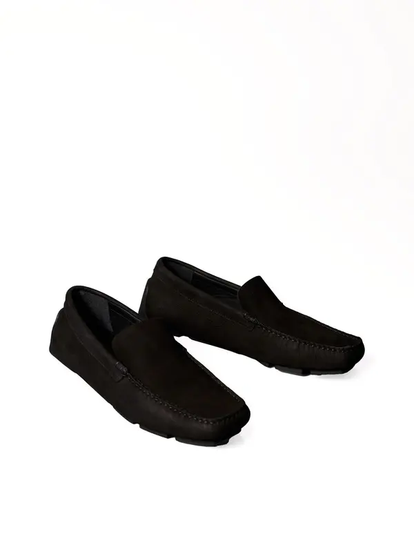 Leather Moccasin Driving Shoes 5 Image