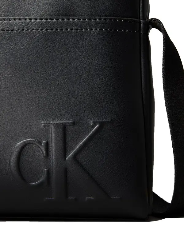 Embossed Monogram Logo Reporter Bag 1 Image