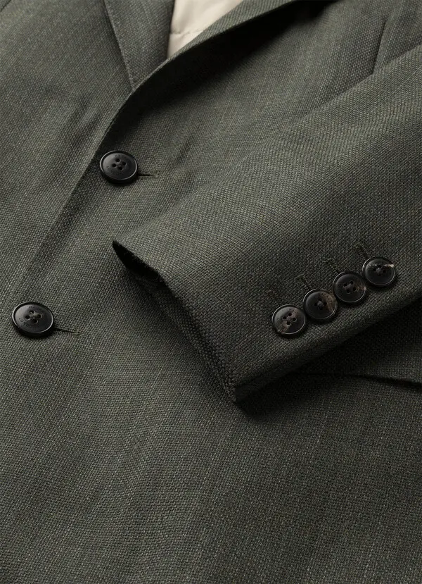 Hybrid Zip-Out Liner Textured Blazer 2 Image