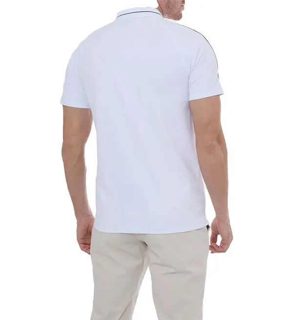 Short Sleeve Polo with Shoulder Stripes 2 Image